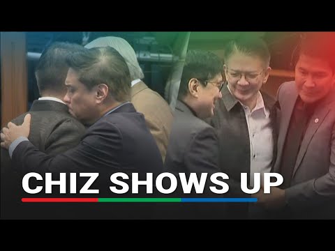 The moment Chiz showed up at Senate to join 11 senators from minority thumbnail
