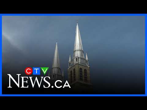 Regina Cathedral spires removed as part of $8M restoration project thumbnail