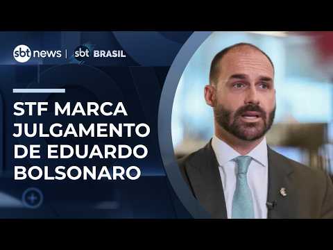 STF marca julgamento de Eduardo Bolsonaro em inquérito sobre coação para 16 de junho | #SBTBrasil thumbnail