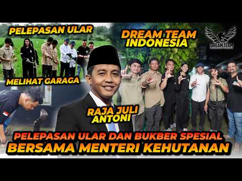PELEPASAN ULAR BERSAMA MENTERI KEHUTANAN RI! PANJI BERAKSI DENGAN GARAGANYA! thumbnail
