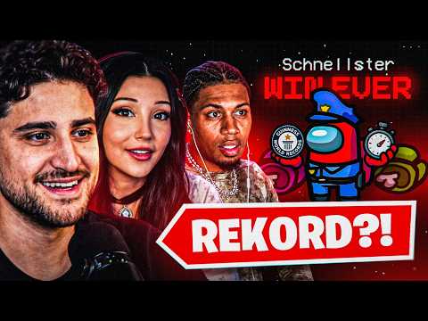 DER SCHNELLSTE WIN ALLER ZEITEN!!?Among Us mit Mert, Sidney, Mcky, Kroko & Co. ? thumbnail