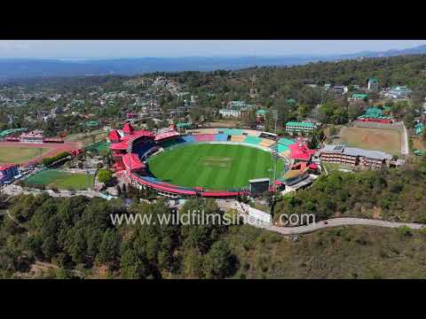 Himachal Pradesh Cricket Association (HPCA) Cricket Stadium in the Dharamshala Kangra region thumbnail