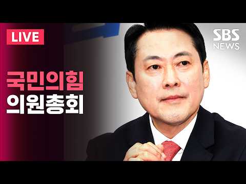🔴LIVE 국민의힘 의원총회 생중계(6/5) | SBS 실시간 라이브 thumbnail