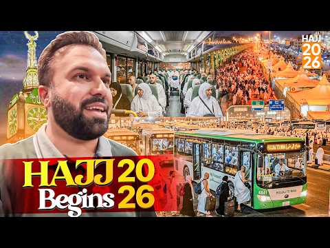 Hujjaj Karam Start Leaving for MINA 😭🕋 Hajj 2026 Begins 🤍 thumbnail