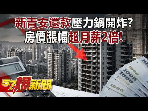 新青安還款壓力鍋開炸？房價漲幅超月薪2倍「下新莊已坐7望8」！《57爆新聞》 thumbnail