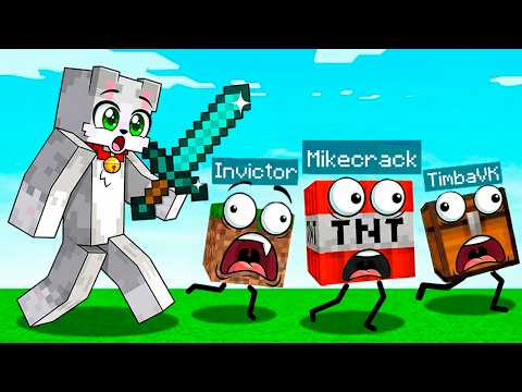 Nos ESCONDEMOS en BLOQUES de MINECRAFT 😂 EL ESCONDITE en MINECRAFT thumbnail