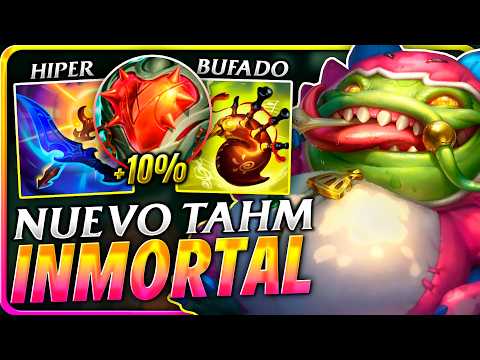 🤮¡RIOT *MEGA BUFFA* el CORAZON DE ACERO y CREA la [MAYOR ABERRACION] de TAHM KENCH con +10.000 VIDA! thumbnail
