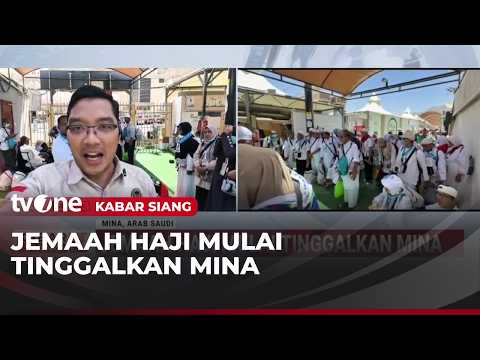 Jemaah Haji Indonesia Mulai Tinggalkan Mina Usai Lempar Jumrah | Kabar Siang thumbnail