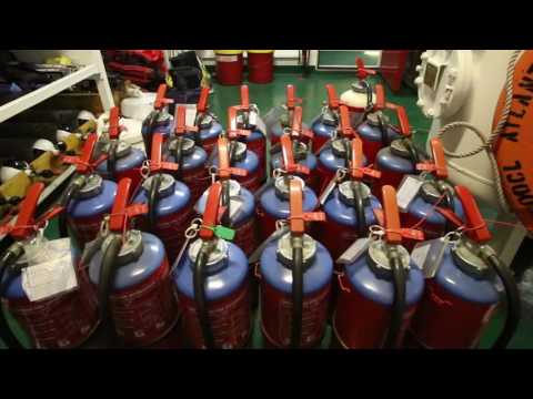 Annual Survey with Hundreds of Fire Extinguishers | Life at Sea thumbnail