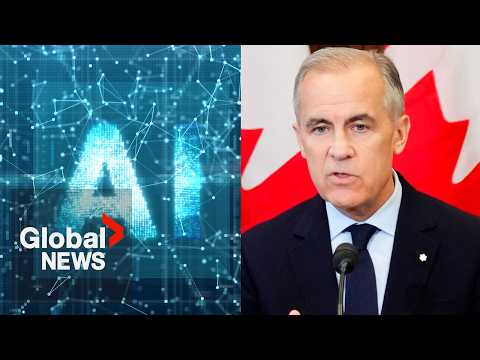 Carney unveils Canada's AI strategy focused on "large-scale" data centres thumbnail