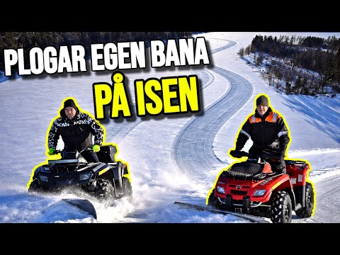 VI PLOGAR VÅRAN EGEN BIL-BANA PÅ ISEN ! - [VLOGG #819] thumbnail