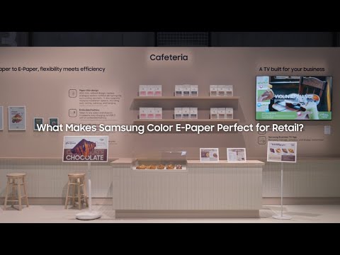 Say Goodbye to Printed Posters | Samsung Color E-Paper thumbnail