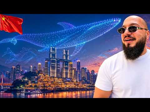 China Does Everything Better - Incredible Drone Show Over Raffles City & Hongyadong, Chongqing 🇨🇳 thumbnail