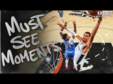 Victor Wembanyama's Most ELECTRIC Plays of the Postseason 🔥 thumbnail