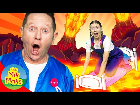 The Floor is Lava 🔥 | Kids Songs & Games | The Mik Maks thumbnail