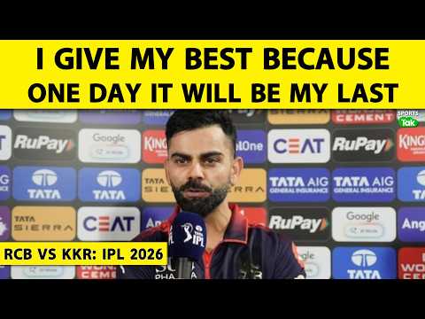 ?RCB VS KKR: ’Pressure Is A Privilage’, Century Nahi Teams Ko Jeetana Hai Prority | Virat Kohli thumbnail