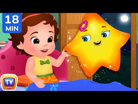 Twinkle Twinkle Little Star + Incy Wincy Spider & More Classic Nursery Rhymes | 18 Min | ChuChu TV thumbnail