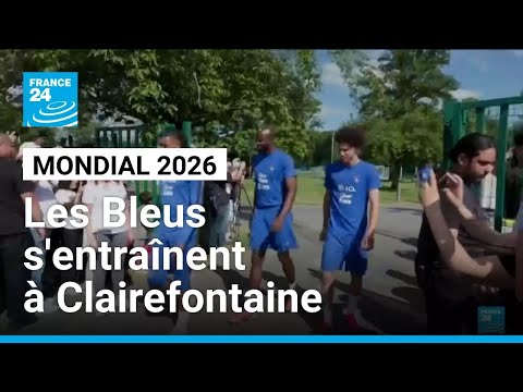 Mondial de football 2026 : les Bleus enfin réunis se préparent à Clairefontaine • FRANCE 24 thumbnail