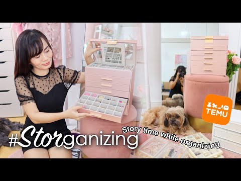 NEW SERIES : Story Time while Organizing feat. TEMU 🩷 thumbnail