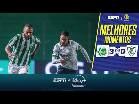 JUVENTUDE BATE O AMÉRICA-MG, COM DIREITO A GOLAÇO, E ENCOSTA NO G-6 DA SÉRIE B | MELHORES MOMENTOS thumbnail
