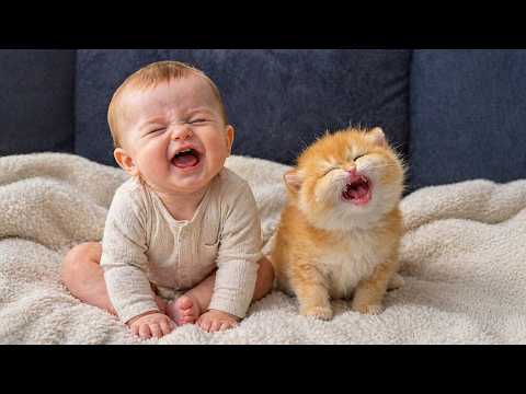 When Your Baby and Cat Just Get It ??? thumbnail