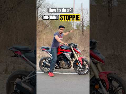 How to do a ONE HAND STOPPIE?? bh Faraz Stunt Rider #farazstuntrider #superbikes #bikers #hayabusa thumbnail