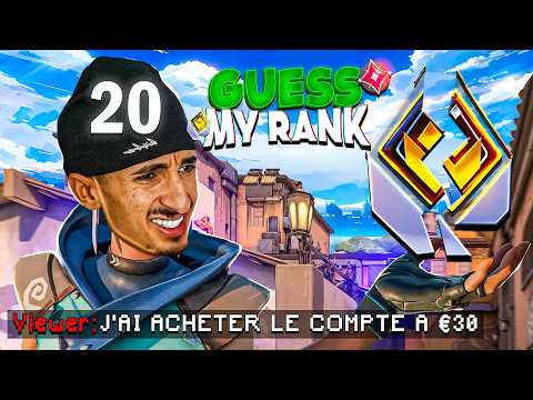 IL ACHETE UN COMPTE RADIANT POUR FLEX?? 🤣 (GUESS MY RANK 20) thumbnail