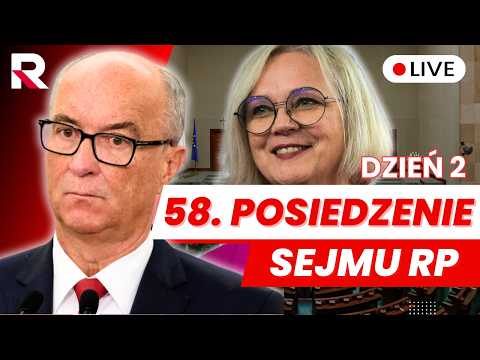 🔴 58 posiedzenie Sejmu RP dzień drugi 28.05.2026 - Transmisja na ŻYWO z obrad Sejmu 🔴 thumbnail