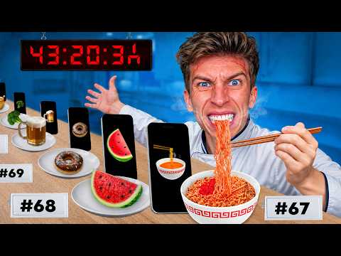 MUSIAŁEM ZJEŚĆ KAŻDĄ EMOJI w 50 GODZIN... (zły pomysł) thumbnail