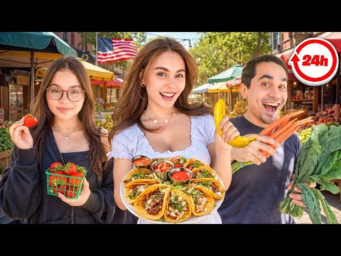 STREET FOOD SA AMERICA FOR 24 HOURS | IVANA ALAWI thumbnail