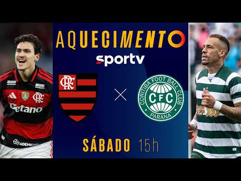 FLAMENGO X CORITIBA | AQUECIMENTO AO VIVO | BRASILEIRÃO 2026 | #live | sportv thumbnail