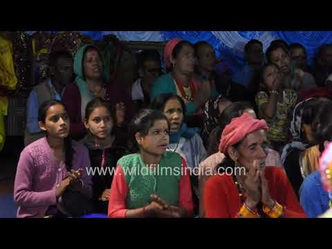 Maata Bhajan night gathering in the Himalayan village of Agoda thumbnail