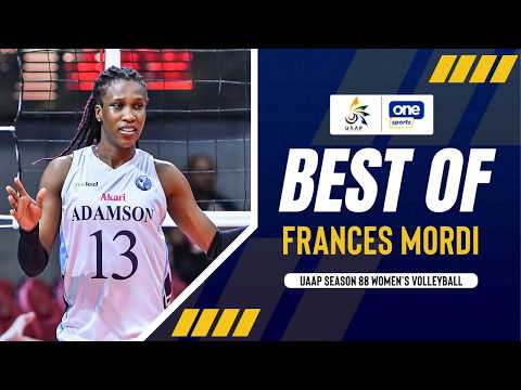 Frances Mordi’s CLUTCH CAMPAIGN for Adamson | UAAP SEASON 88 WOMEN’S VOLLEYBALL TOURNAMENT thumbnail