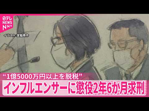 【“1億5000万円以上脱税”】インフルエンサー宮崎麗果被告に懲役2年6か月求刑 thumbnail