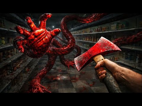 【DE JuN】過勞死模擬器。地獄超商 HELLMART恐怖遊戲 thumbnail
