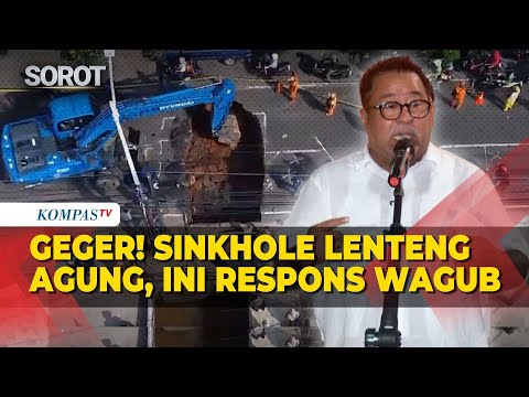Geger! Sinkhole Lenteng Agung, Ini Respons Wagub Rano Karno thumbnail