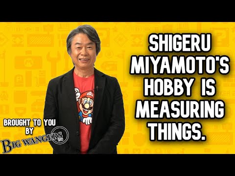 Shigeru Miyamoto's hobby is measuring things. thumbnail