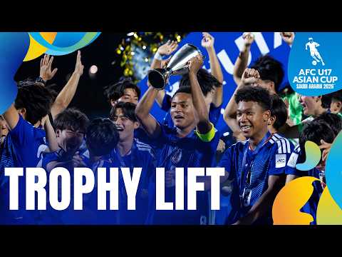 #AFCU17 | Japan Lift the U17 Asian Cup Trophy! 🇯🇵🏆 thumbnail