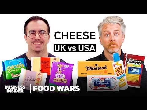 US vs UK Cheese | Food Wars | Insider Food thumbnail