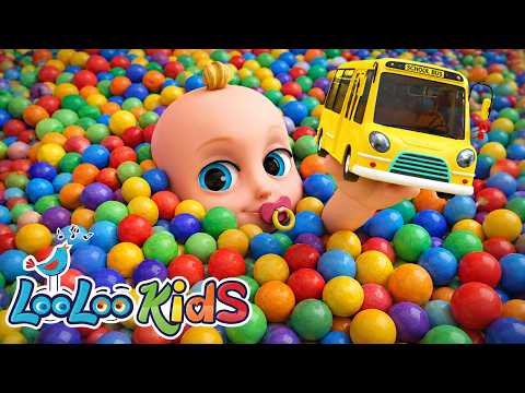 Johny Johny Yes Papa + Wheels On The Bus | Learn Colors with Color Balls + Baby Shark - Kids Songs thumbnail