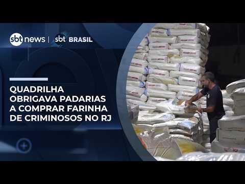 Operação mira quadrilha que obrigava padarias a comprar farinha de criminosos no RJ | #SBTBrasil thumbnail