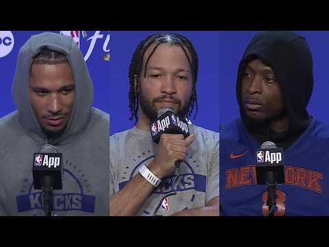 "We can't be satisfied just because we're here" Knicks Players on Importance of the NBA Finals thumbnail