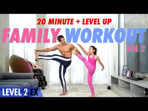 20 Minute Family Home Cardio & Strength Vol 2 [Level 2.5] thumbnail