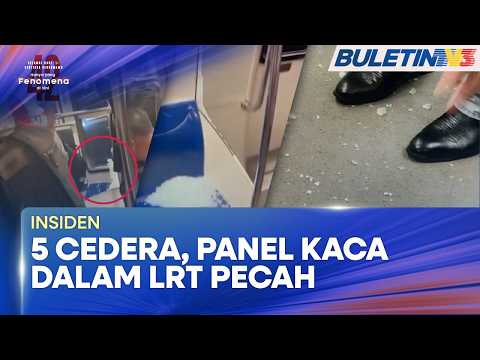 INSIDEN | Lima Cedera Panel Kaca Dalam LRT Kelana Jaya Pecah thumbnail