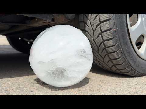 ICE COCA COLA BALLOON VS CAR, Coca Cola Zero, PowerAde, Fanta, Sprite, Fruko and Mentos Diff Unde thumbnail