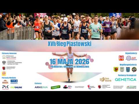 XVII Bieg Piastowski | Półmaraton Kruszwica - Inowrocław #bieganie #półmaraton #pzla #inowrocław thumbnail