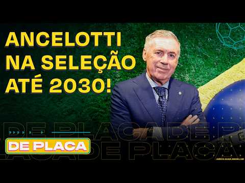 ANCELOTTI NA SELEÇÃO ATÉ 2030! FLAMENGO ELIMINADO E CORINTHIANS AVANÇA | De Placa 15/05/26 thumbnail