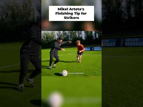 Mikel Arteta reveals goal scoring SECRETS! 🤫🎯 #football #soccer thumbnail