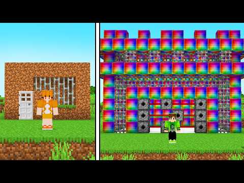 EVOLUÍ PRISÃO de POBRE vs RICO no Minecraft! thumbnail