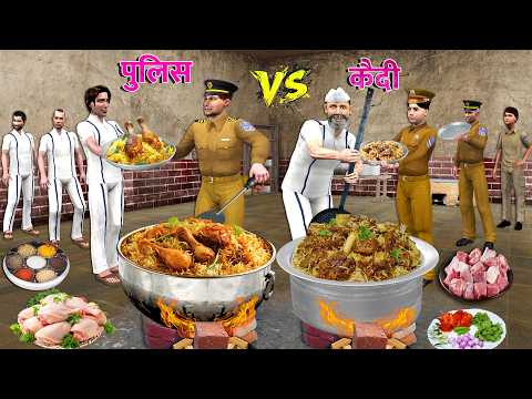 Jail Mei Biryani Cooking Competition Jailor vs Prisoner Chicken Biryani Street Food Hindi Kahaniya thumbnail